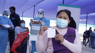 Vacuna contra el COVID-19: más de once millones 284 mil peruanos ya fueron inmunizados