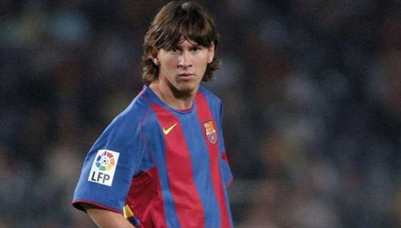 El recuerdo de los primeros entrenamientos de Lionel Messi en el Barcelona. (Foto: AFP)