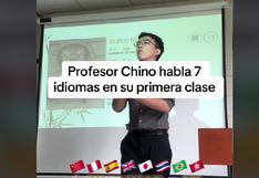 Profesor chino genera sorpresa y admiración en universidad  peruana tras hablar 7 idiomas en su primer día