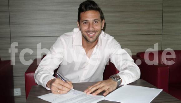 Claudio Pizarro renovó contrato con el Bayern hasta el 2015