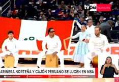 ¡Perú en la NBA! Show de marinera y cajón se lució en partido entre los Wizards y Magic | VIDEO