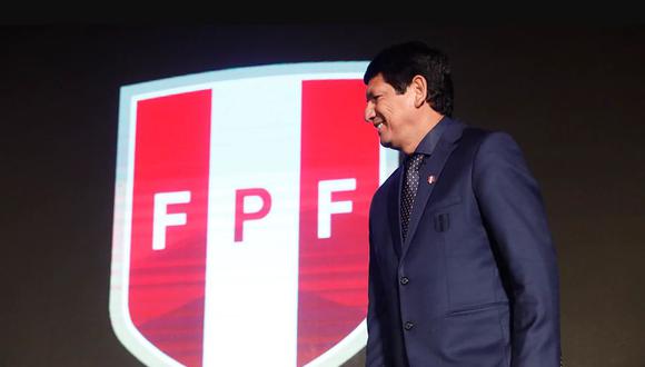 Agustín Lozano, presidente de la Federación Peruana de Fútbol. (Foto: FPF)
