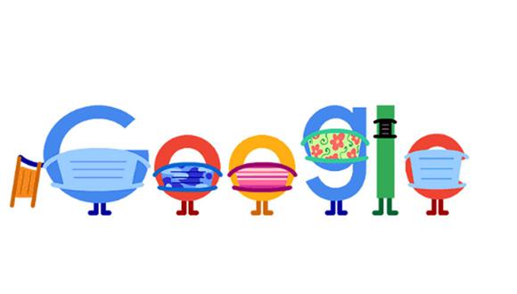 COVID-19 prevention: Google encourages the use of masks in its latest doodle