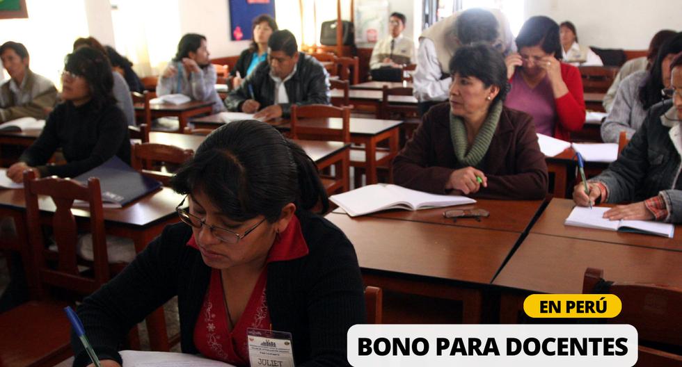 Bono Minedu 2023: cuándo se pagará a profesores y auxiliares y cuánto es el monto | Foto: Diseño EC