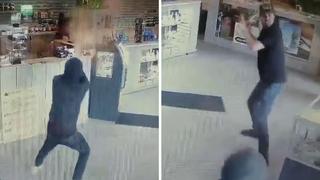 YouTube: Evita robo a tienda de marihuana en Canadá donde trabaja usando una pipa | VIDEO | FOTOS