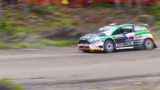 Rally de Finlandia: la velocidad de Nicolás Fuchs en shakedown
