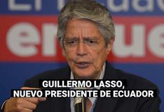 Guillermo Lasso derrota al correísta Arauz y es el nuevo presidente de Ecuador