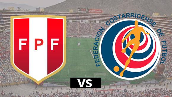 Perú y Costa Rica juegan hoy un partido amistoso FIFA como preparación para la Copa América 2019.