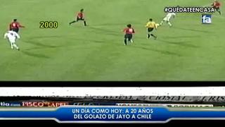 Se cumplen 20 años del golazo de Jayo a Chile