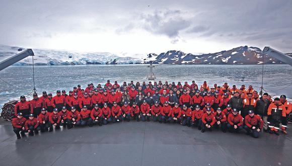 Antártida expedicionarios
