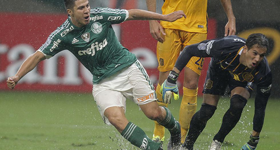 Palmeiras derotó con muchas complicaciones a Rosario Central en la Copa Libertadores (Foto: EFE)
