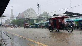 Senamhi alerta sobre lluvias en la selva hasta el sábado