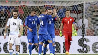 Uruguay perdió 3-0 ante Italia en partido amistoso disputado en Niza