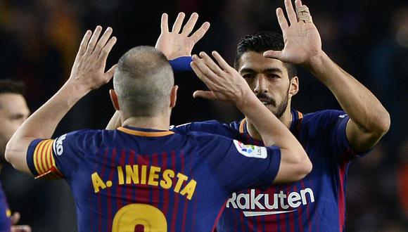 Barcelona: Luis Suárez marcó golazo y alcanzó importante récord. (Foto: AFP)