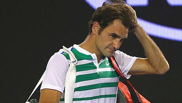 Roger Federer estará un mes sin jugar por operación en rodilla