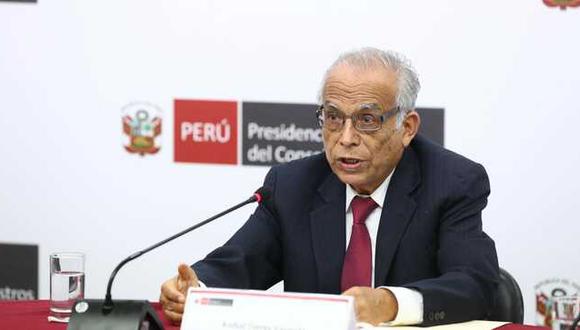 Primer ministro reveló que Jorge Alva Coronado no presenta antecedentes policiales, judiciales ni penales. Tampoco tiene sanciones administrativas. (Foto: PCM)