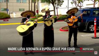 Lleva serenata con mariachis por San Valentín a su esposo, quien lucha por su vida en un hospital de California | VIDEO