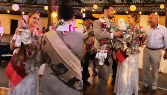 TikTok Viral | La increíble historia del peruano que se casó con extranjera en EEUU y celebró bailando huaino | Composición: @alessavgc / TikTok