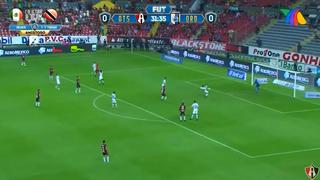 Atlas FC  vs. Gallos de Querétaro EN VIVO: el autogol de Alexis Pérez para el 1-0 rojinegro - VIDEO