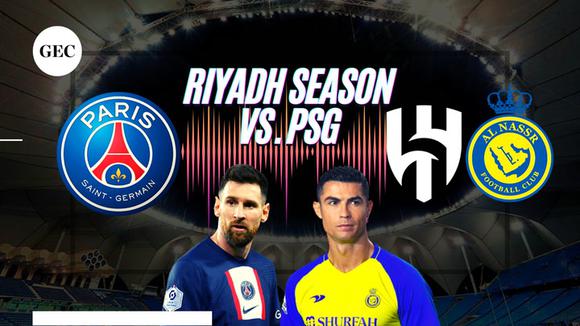 Canal, PSG vs Riyadh Season 2023 con Messi y Cristiano Ronaldo en qué