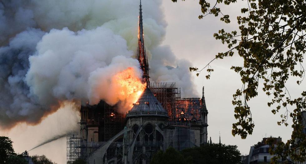La catedral de Notre Dame (Francia) sufrió un incendio de grandes proporciones en abril de este año. (AFP)