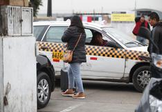 ATU: Taxis que circulan domingos deben tener habilitación vehicular y credencial de chofer
