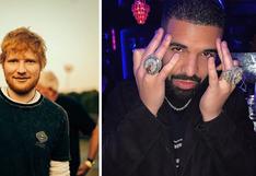 Drake y Ed Sheeran lideran lista de artistas más escuchados a nivel global en la última década