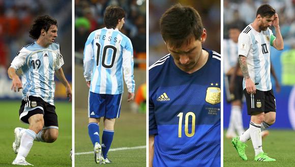 De Alemania 2006 hasta Rusia 2018, todos los mundiales de Messi.