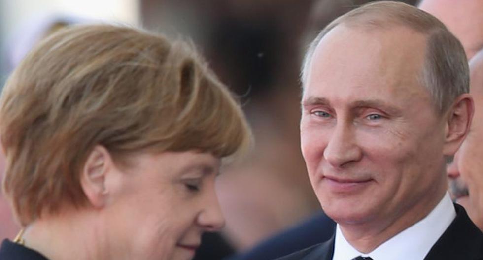 Vladimir Putin tiene una buena relación con Angela Merkel (Foto: Getty Images)