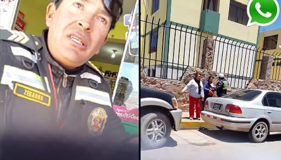 Vía WhatsApp: policía fue grabado pidiendo coima en Puno