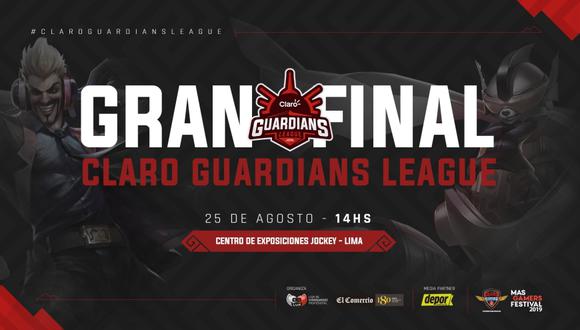 El Claro Guardians League llega a su fin el próximo 25 de agosto. (Difusión)