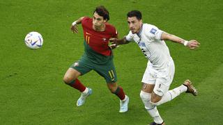 Con goles de Bruno Fernandes, Uruguay perdió ante Portugal