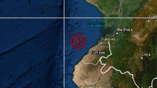 Sismo de magnitud 4,7 se registró en Tumbes