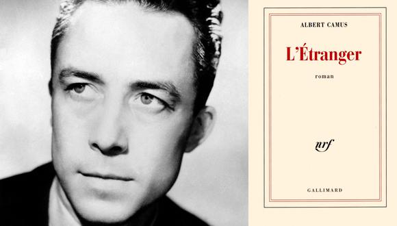 Albert Camus, periodista francés y ganador del Premio Nobel de Literatura junto a su magna obra "El extranjero" (1942).