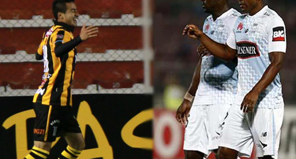 Emelec y The Strongest chocan por la Copa Libertadores. (Foto:EFE)