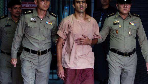 El futbolista de Bahréin, Hakeem Al Araibi, seguirá al menos hasta el 22 de abril en una prisión de Tailandia, donde fue detenido por una demanda de extradición de su país pese a estar reconocido como refugiado por Australia. (Reuters)