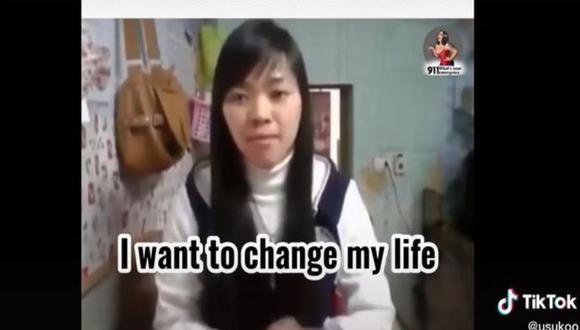 La joven aseguró que cree que su sueño se hará realidad dominando el inglés. (Foto: Usu Koo/TikTok)