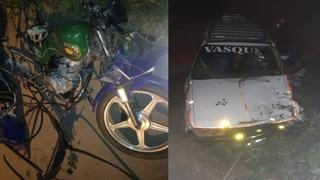 Lambayeque: menor de tres años muere en violento choque entre automóvil y mototaxi 