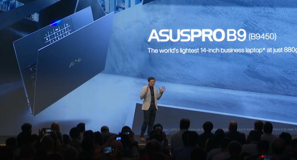 Asus anunció en el IFA 2019 su nueva laptop más ligera en lo que va del año. (Foto: Captura)