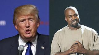 Donald Trump habló sobre posible candidatura de Kanye West
