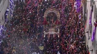 ‘Señor de los Milagros’ en los ojos del mundo: Volvió una de las mayores manifestaciones religiosas en América Latina