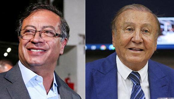 Gustavo Petro y Rodolfo Hernández definirán la segunda vuelta presidencial en Colombia el 19 de junio. (Reuters).