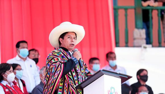 Pedro Castillo anunció hace cuatro meses en Ayacucho el inicio de la masificación del gas natural. Hoy viajará nuevamente a la región andina para explicar cómo cumplirá esta promesa (Foto: Presidencia)