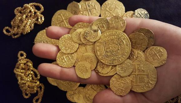 La familia que encontró oro de un naufragio de hace 300 años