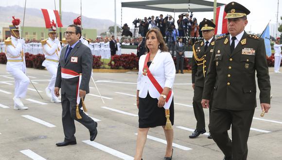 Exmiembros de las Fuerzas Armadas cuestionaron las declaraciones de la presidenta Dina Boluarte. (Foto: Presidencia)