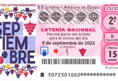 Lotería Nacional del sábado 9 de septiembre: comprobar resultados y décimos