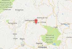 Perú: sismo de 3,4 grados en Arequipa no fue percibido