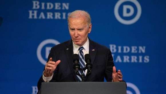 El presidente de Estados Unidos, Joe Biden, dispuso la ayuda de su país a Turquía y Siria tras el terremoto de magnitud 7,8 ocurrido en la madrugada del lunes 6 de febrero | (Foto: EFE/EPA/TRACIE VAN AUKEN)