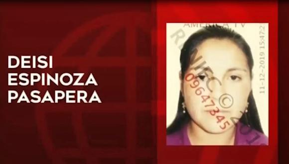 Deisi Espinoza Pasapera quedó grave porque sufrió varios cortes en el cuerpo tras ser atacada por su pareja en San Luis. (Captura: América Noticias)