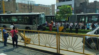 Municipalidad de Lima reveló qué causó el despiste y choque de bus del Metropolitano en Independencia  